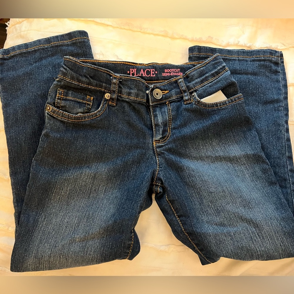 2 Pair of Girls Size 6 Jeans Children’s Place & Old Navy NWOT